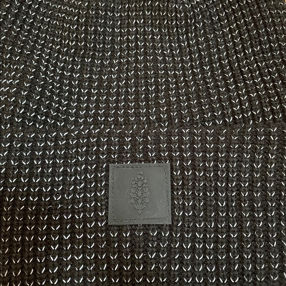 Free People Movement Let's Race Fleece Lined Recycled Yarn Beanie Black (NEW) - Picture 4 of 8